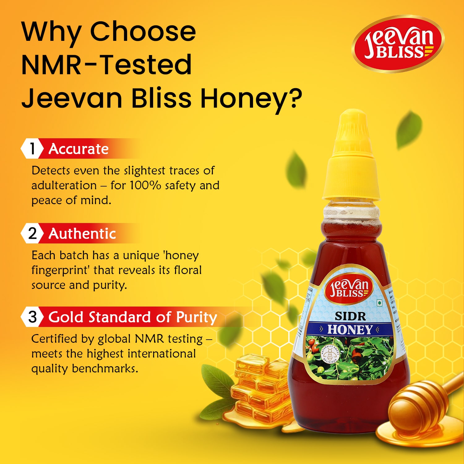 Jeevan Bliss Sidr Honey | NMR Tested | 400g - Image 6